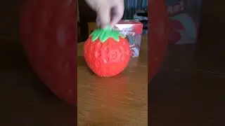 AMAZING! SQUISH! PUNCH! & STRETCH! STRAWBERRY SQUEEZER! #asmr #new #amazing #squishy #toys #viral