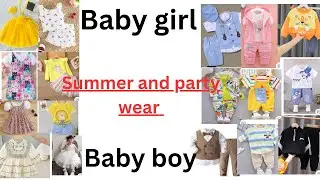 STARTS FROM 100 Huge baby girl and baby boy dresses for summer/wedding/ birthday from meesho