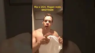 How to rip a t-shirt, Hulk Hogan style