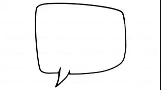 Icon Callout Rounded Rectangle whiteboard animation 4K footage
