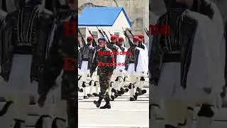 Why Greece's Presidential Guard is So Impressive #travel #greece #history #shorts #ytshorts