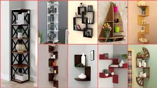 50 Creative corner shelf designs | corner decorating rack| corner cabinet designs