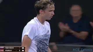 Daniil Medvedev vs Andy Murray(Highlights)