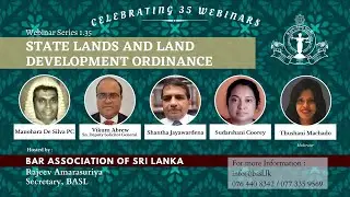 BASL Webinar 1.35 -  State Lands and Land Development Ordinance