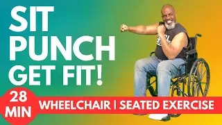 Sit Punch Get Fit!  Seated cardio boxing workout for limited mobility