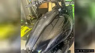 FOR Harley Davidson lowrider S 100% 3K Pure Dry Carbon Fiber Motorcycle Side Panel Fairings Kit 2022