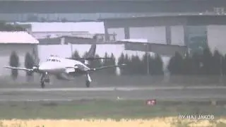 AIS Airlines British Aerospace Jetstream 32 take of at Bremen Airport
