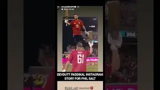 Devdutt paddikal instagram Story for Phil salt
