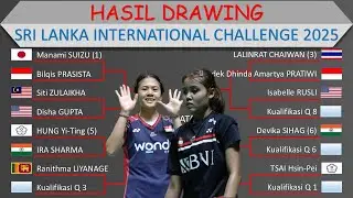 Hasil Drawing Sri Lanka IC 2025 │ 26 Wakil Indonesia Siap Bertanding