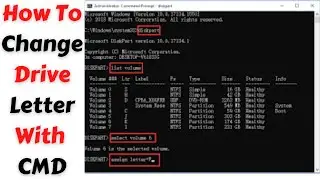 How To Change Computer drive letter in Command Prompt ( With CMD ) in Hindi | Windows 7/8.1/10/11 |