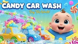 Candy Car Wash 🍭🚙 | Fun Kids Song &ndash; Tiny Tots World