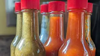 Homemade Roasted Hot Pepper Sauce