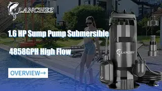 LANCHEZ  High-Flow Sump Pump &ndash; The Ultimate Flood Defense!