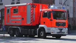 WLF 10-63-02 mit AB-TEL Berufsfeuerwehr Kiel | 2xFustw Polizei Kiel