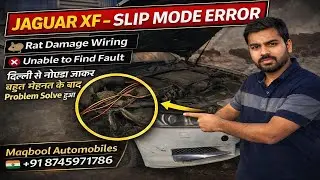 Jaguar XF Electrical Issue | Slip Mode Error | Wiring Repair Done