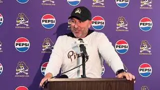 ECU Head Coach Blake Harrell press conference on NC State game prep
