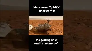 The sad loneliness of Mars Rovers...