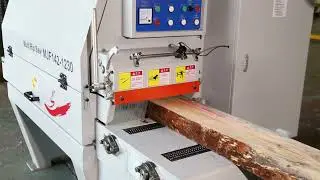 MJF142 1230 The upper and lower saw shaft square wood multi-blade saw #woodworking #ripsaw #sawmill