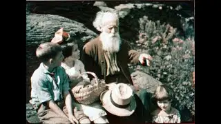 A Day With John Burroughs, born 1837 (1919 Prizma Color)