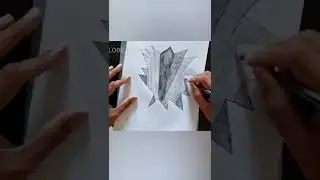 3d Art  | deep hole | illusion.