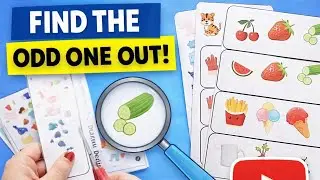 Odd One Out Game for Kids | Brain Boosting Activity Worksheet by #@ExploraLearn 