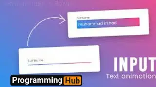 CSS Input Label Animation | Floating Placeholder Text 2023 @Code-with-Engr