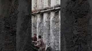 Shoring pile| Scant pile anchoring #viral #construction #shorts