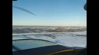 Last flight before flight test / Lachute airport / Exercices PPL