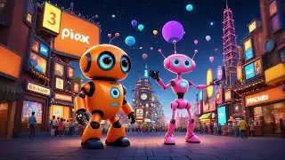 Six Little Robots Add and Subtract | Math Song for Kids | Nursery Rhymes and Early Learning Numbers
