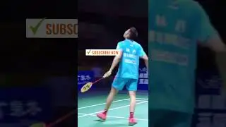 LIN DAN TRICKSHOT- BACK VIEWS #shorts #badminton #roybadminton
