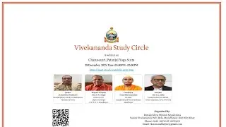 A webinar on Chatussutri, Patanjal Yoga SutraVivekananda Study Circle. RKMAS, Muzaffarpur 