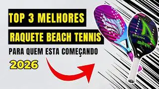 Qual a melhor Raquete de Beach Tennis Iniciante para 2026 I Top 3 CUSTO BENEF&Iacute;CIO!!