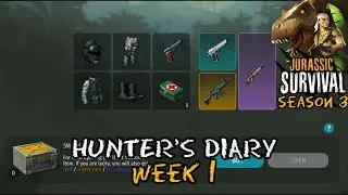 HUNTER'S DIARY WEEK 1 COMPLETE | Jurassic Survival Season 3