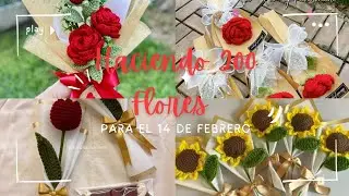 Tejiendo para San Valentín 💐🧶 | Así me preparo para el 14 de febrero