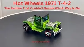 Hot Wheels 1971 T-4-2 Красная линия, которая никак не могла определиться, куда ехать