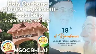 MGOC Bhilai - Holy Qurbana -09/11/2025 - Orma Perunnal L.L. Stephanos Mar Theodosius | Hoodos Eetho