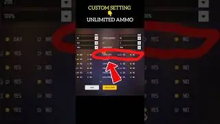 How to change Unlimited Ammo Setting After Update! 😱  | Free Fire 2025 🔥
