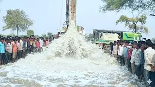 The latest technology in Borewell Drilling 5 HP Motor Water Force Down The Hole Drilling Rigs | Bore