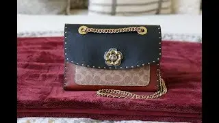 Coach Parker With Rivets and Snakeskin Detail: Close Up and What Fits