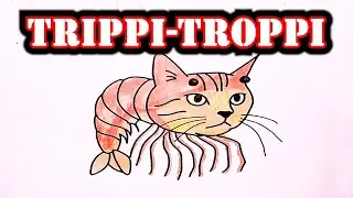Trippi-Troppi | Funny Italian Brainrot Meme Coloring Process | Cute & Relaxing Art for Kids