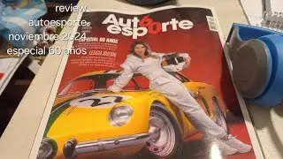 Review autoesporte noviembre 2024 60 a&ntilde;os