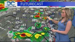 Wednesday, June 26th, 2024: Jackie's DMV Forecast: Hotter, more humid with strong late-day storms
