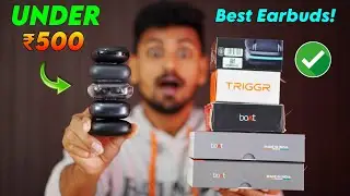 TOP 5 ⚡ Best Earbuds Under ₹500! 🔥