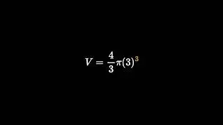 Volume da Esfera