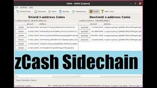Сайдчейн Bitcoin-ZCash (демонстрация Regtest)