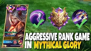 AGGRESSIVE LEOMOR!! IN RANK GAME MYTHICAL GLORY | TOP PH LEOMORD 2023