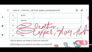(in telugu)  class 6 science chp -5 