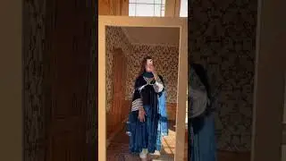Velvet Aliya cut  kurti design with less work banarsi trouser  short viral video #100kview 👌👌😍😍