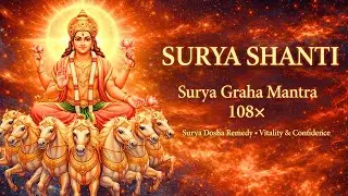 Surya Graha Shanti Mantra for Health, Confidence & Authority | Surya Graha Mantra With Lyrics