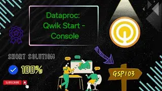Dataproc: Qwik Start - Console #GSP103 #qwiklabs #coursera #googlecloudlab #gcp #arcade solution ☁️🚀